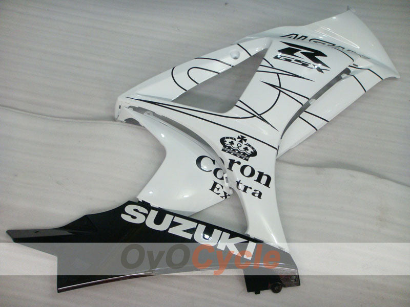 Kit de carénage à injection pour GSX R1000 07-08 - Blanc, Noir - Corona, MOTUL #OYO87902083