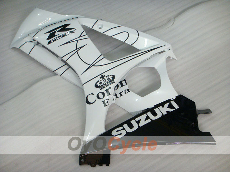 Kit de carénage à injection pour GSX R1000 07-08 - Blanc, Noir - Corona, MOTUL #OYO87902083