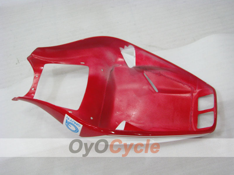 Kit de carénage à injection pour Ducati 748 94-02 - Rouge, Blanc - Xerox #OYO87902090