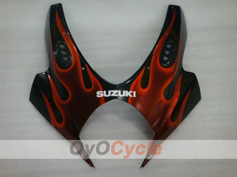 Kit de carénage à injection pour GSX R1000 07-08 - Rouge, Noir - Flame #OYO87902094