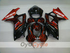 Kit de carénage à injection pour GSX R1000 07-08 - Rouge, Noir - Flame #OYO87902094