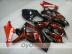 Kit de carénage à injection pour GSX R1000 07-08 - Rouge, Noir - Flame #OYO87902094