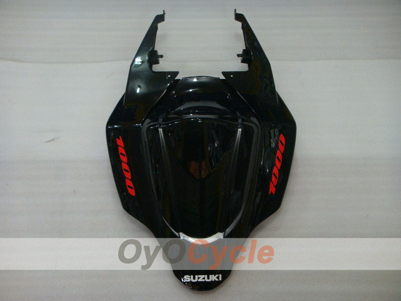 Kit de carénage à injection pour GSX R1000 07-08 - Rouge, Noir - Flame #OYO87902094