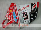 Kit de carénage à injection pour Ducati 748 94-02 - Rouge, Blanc - Xerox #OYO87902095