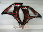 Kit de carénage à injection pour GSX R1000 07-08 - Rouge, Noir - Flame #OYO87902098