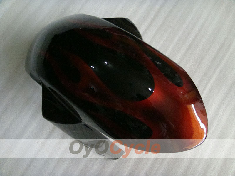 Kit de carénage à injection pour GSX R1000 07-08 - Rouge, Noir - Flame #OYO87902098