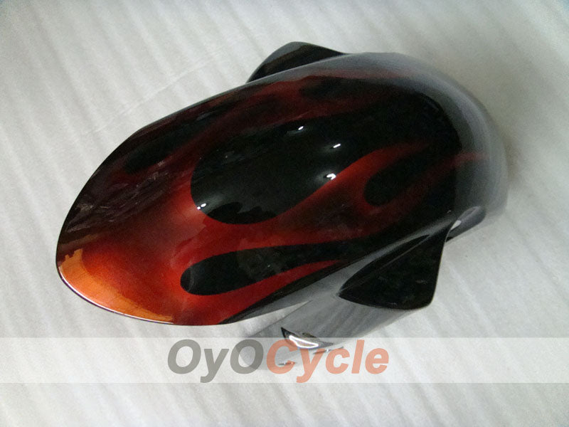 Kit de carénage à injection pour GSX R1000 07-08 - Rouge, Noir - Flame #OYO87902098