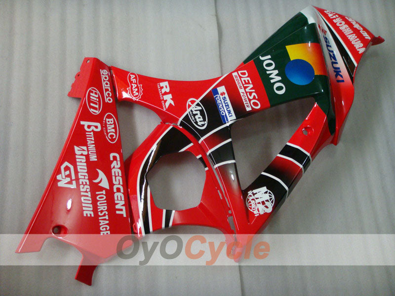 Kit de carénage à injection pour GSX R1000 07-08 - Rouge, Noir - JOMO #OYO87902102