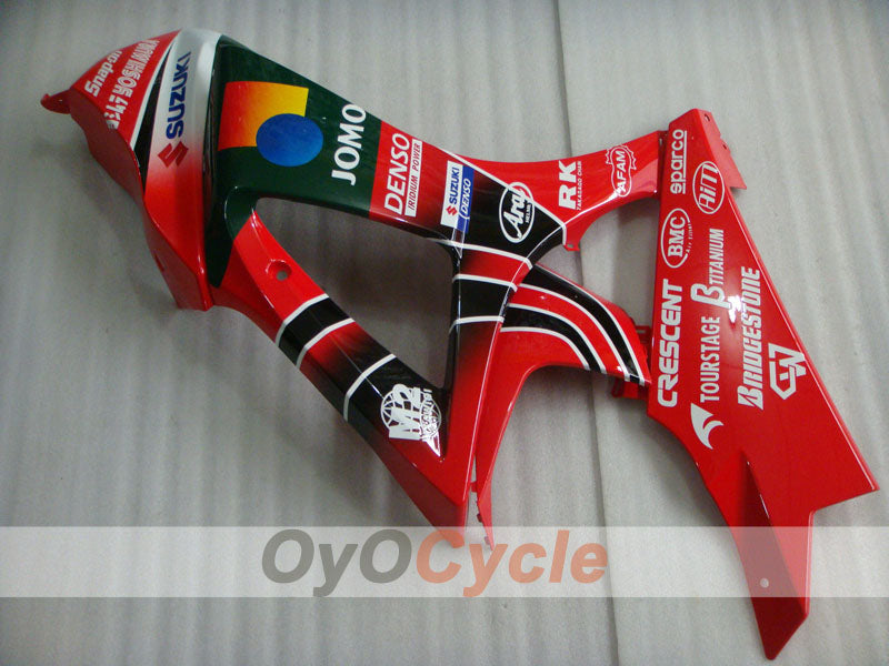 Kit de carénage à injection pour GSX R1000 07-08 - Rouge, Noir - JOMO #OYO87902102