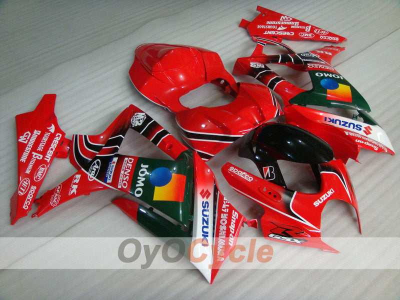 Kit de carénage à injection pour GSX R1000 07-08 - Rouge, Noir - JOMO #OYO87902102 Image principale du produit