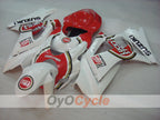 Kit de carénage injecté pour GSX R1000 07-08 - Rouge, blanc - Lucky Strike, MOTUL #OYO87902107