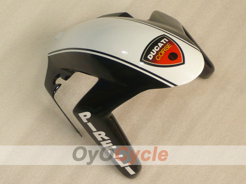 Kit de carénage à injection pour Ducati 999 03-04 - Blanc, Noir - BREIL #OYO87902351