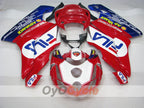 Kit de carénage à injection pour Ducati 749 03-04 - Rouge, Bleu - FILA #OYO87902127