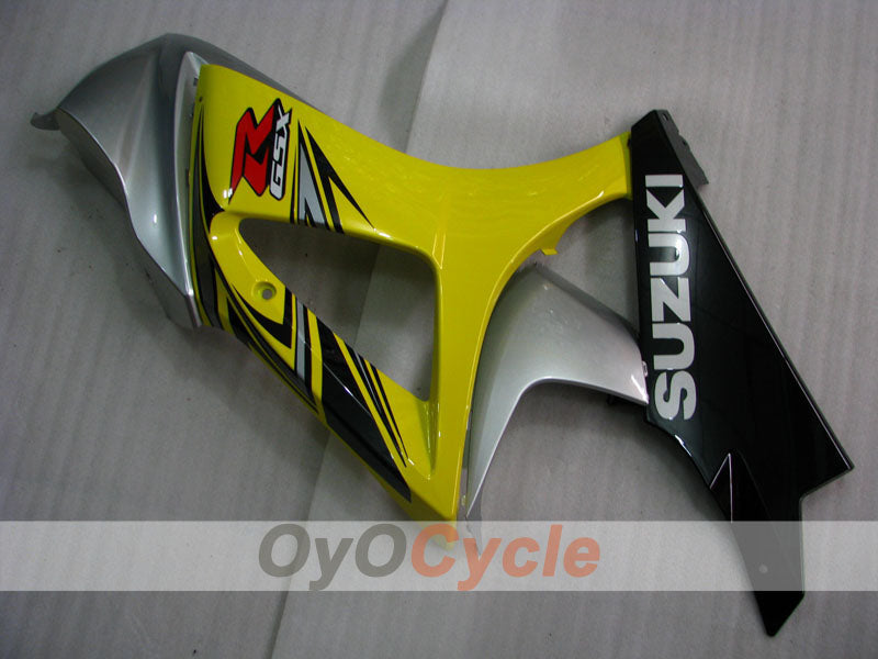 Kit de carénage à injection pour GSX R1000 07-08 - Jaune, Argent - Style usine #OYO87902137