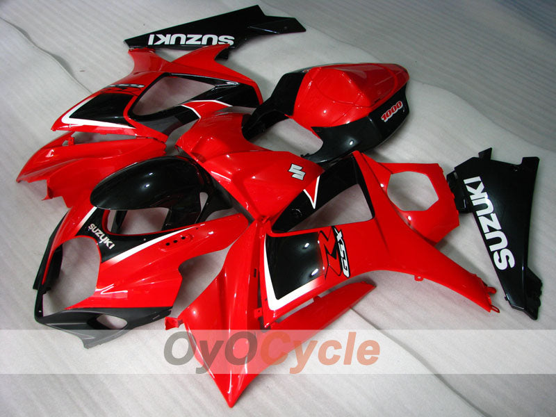 Kit de carénage à injection pour GSX R1000 07-08 - Rouge, Noir - Style usine #OYO87902139