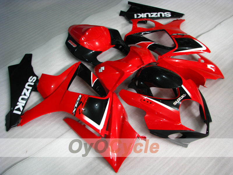 Kit de carénage à injection pour GSX R1000 07-08 - Rouge, Noir - Style usine #OYO87902139 Image principale du produit