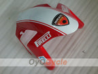 Kit de carénage à injection pour Ducati 749 03-04 - Rouge, Blanc - Xerox #OYO87902141
