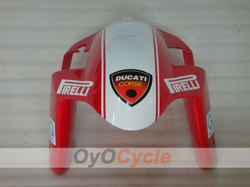Kit de carénages injectés pour Ducati 999 03-04 - Rouge, Blanc - Xerox #OYO87902363