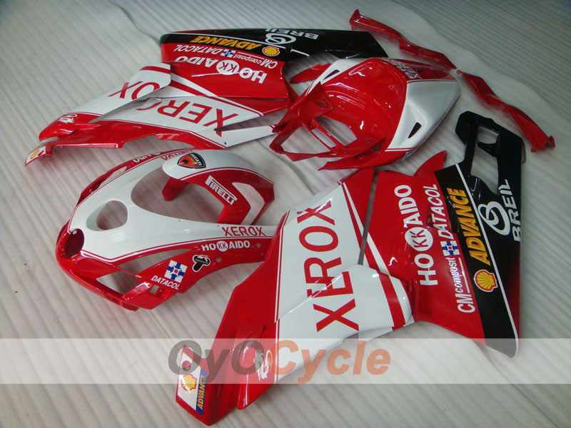 Kit de carénages injectés pour Ducati 999 03-04 - Rouge, Blanc - Xerox #OYO87902363 Image principale du produit