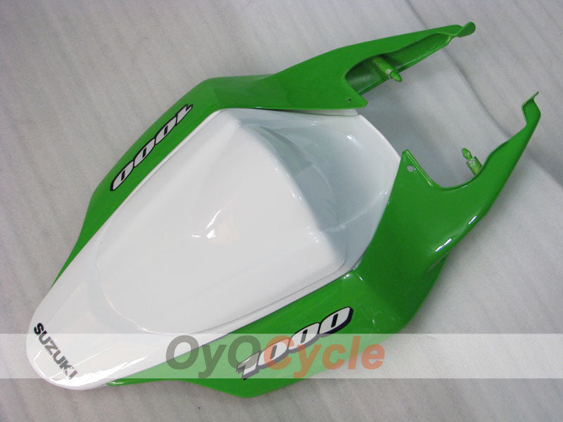 Kit de carénage à injection pour GSX R1000 07-08 - Vert, Blanc - Style usine #OYO87902142