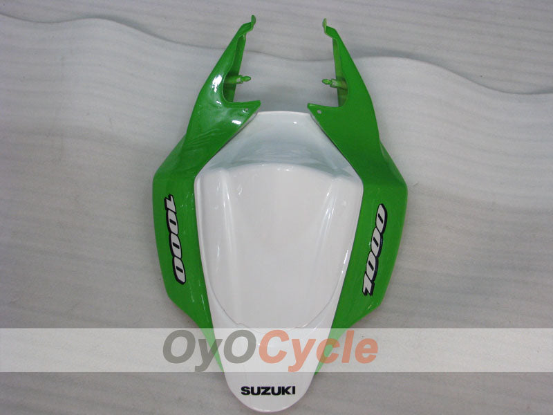 Kit de carénage à injection pour GSX R1000 07-08 - Vert, Blanc - Style usine #OYO87902142