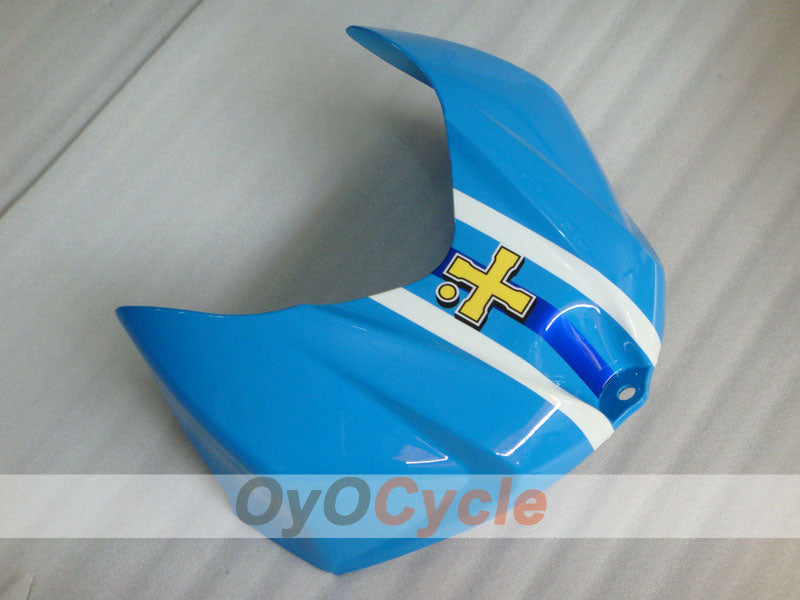 Kit de carénage à injection pour GSX R1000 07-08 - Bleu, Noir - DUNLOP, Rizla+ #OYO87902143