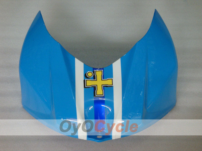 Kit de carénage à injection pour GSX R1000 07-08 - Bleu, Noir - DUNLOP, Rizla+ #OYO87902143