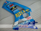 Kit de carénage à injection pour GSX R1000 07-08 - Bleu, Noir - DUNLOP, Rizla+ #OYO87902143