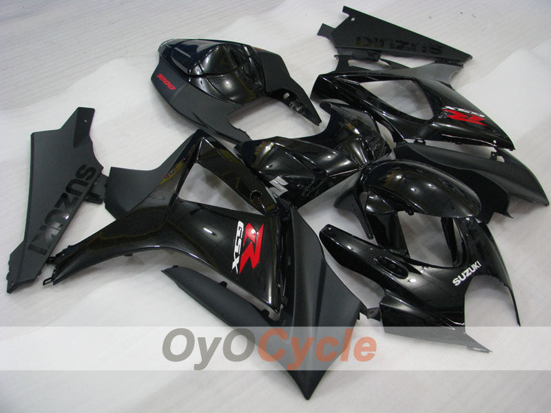 Kit de carénage à injection pour GSX R1000 07-08 - Noir, Mat - Style usine #OYO87902144