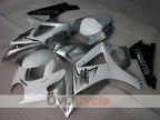 Kit de carénage injecté pour GSX R1000 07-08 - Blanc, argenté - Style d'origine #OYO87902147