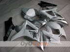 Kit de carénage injecté pour GSX R1000 07-08 - Blanc, argenté - Style d'origine #OYO87902147