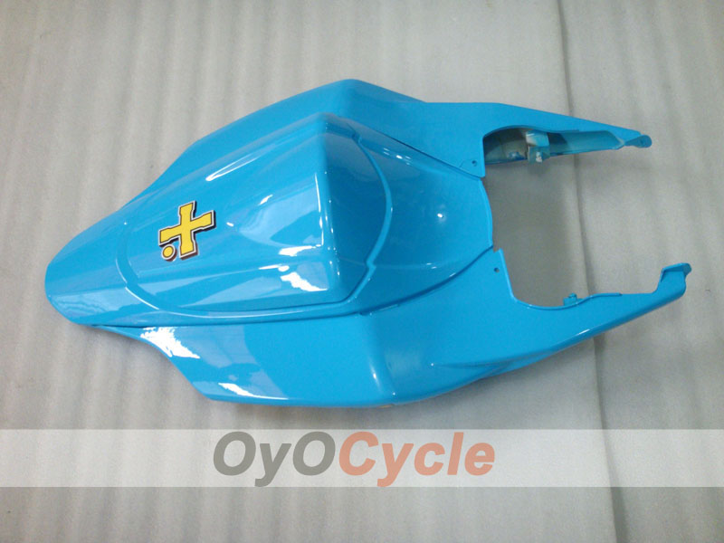 Kit de carénage injecté pour GSX R1000 07-08 - Bleu, noir - DUNLOP, Rizla+ #OYO87902156