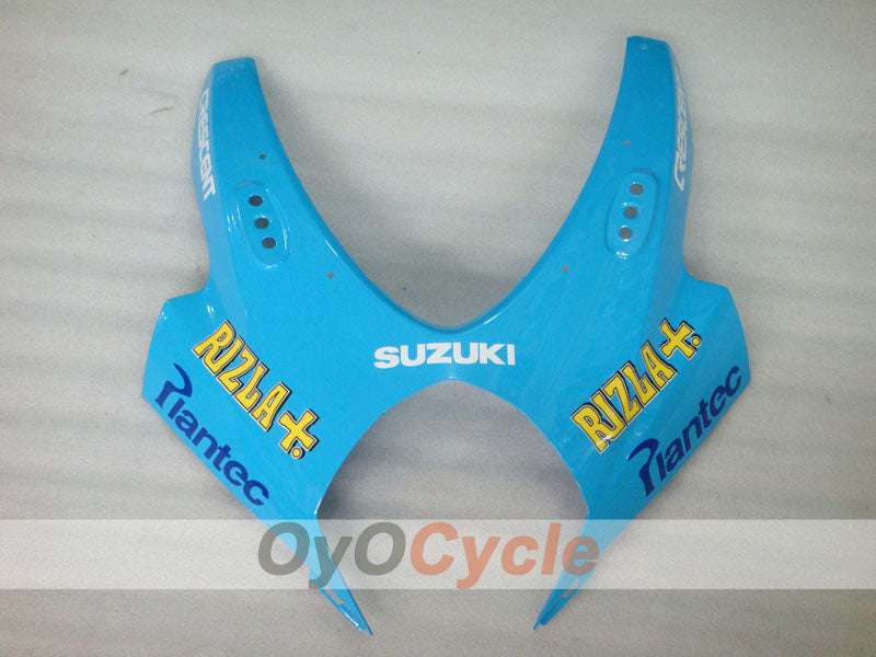 Kit de carénage injecté pour GSX R1000 07-08 - Bleu, noir - DUNLOP, Rizla+ #OYO87902156