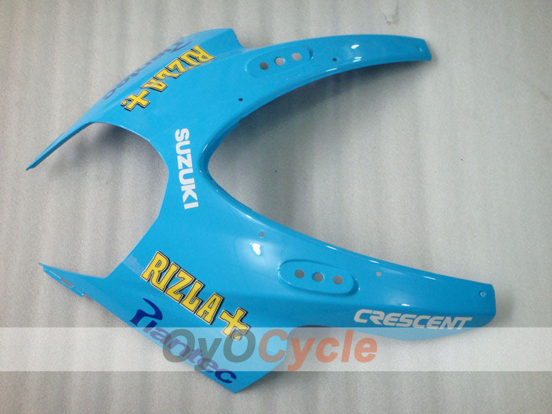Kit de carénage injecté pour GSX R1000 07-08 - Bleu, noir - DUNLOP, Rizla+ #OYO87902156
