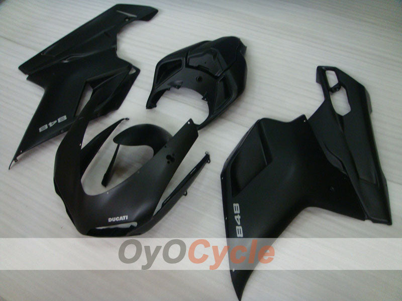 Kit de carénage à injection pour Ducati 848 08-13 - Noir, mat - Style d’origine #OYO87902181 Image principale du produit