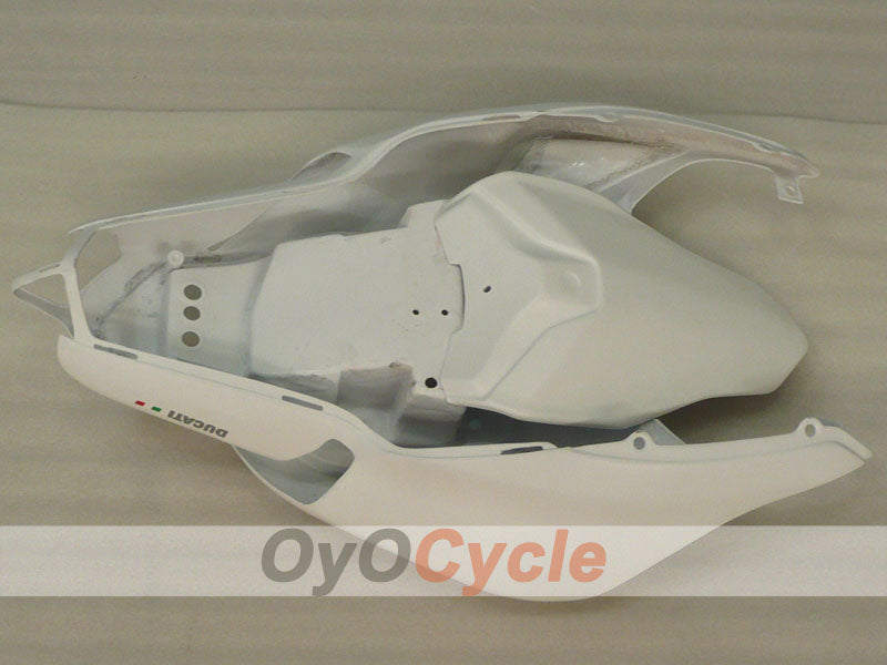 Kit de carénage à injection pour Ducati 848 08-13 - Blanc - Style d’origine #OYO87902182