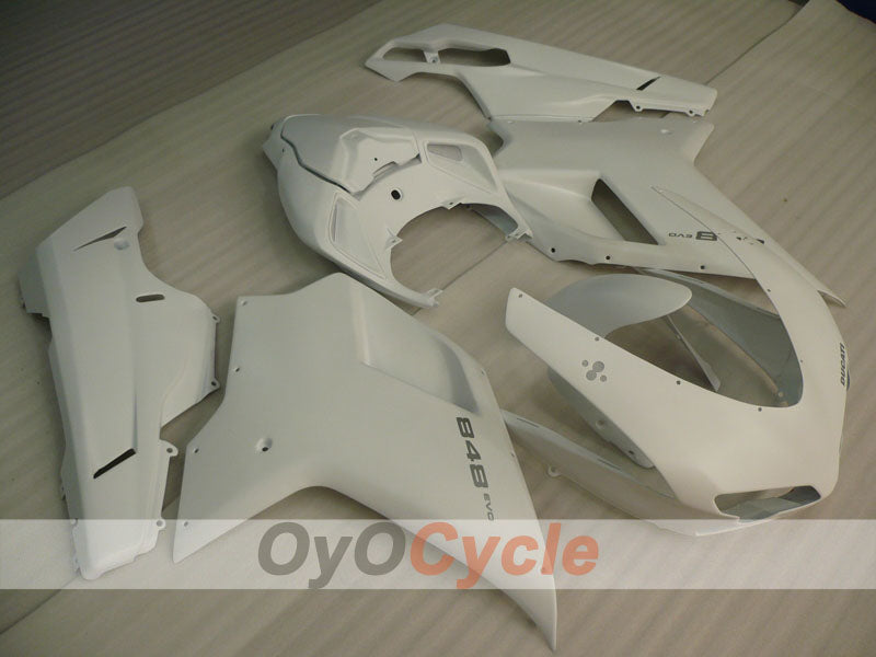 Kit de carénage à injection pour Ducati 848 08-13 - Blanc - Style d’origine #OYO87902182 Image principale du produit