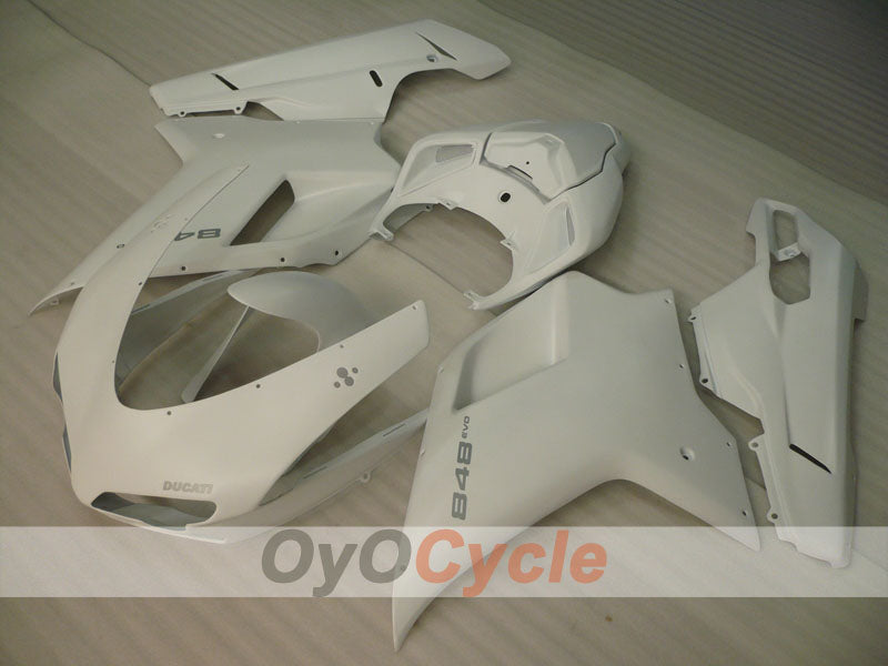 Kit de carénage à injection pour Ducati 848 08-13 - Blanc - Style d’origine #OYO87902182 Image secondaire du produit