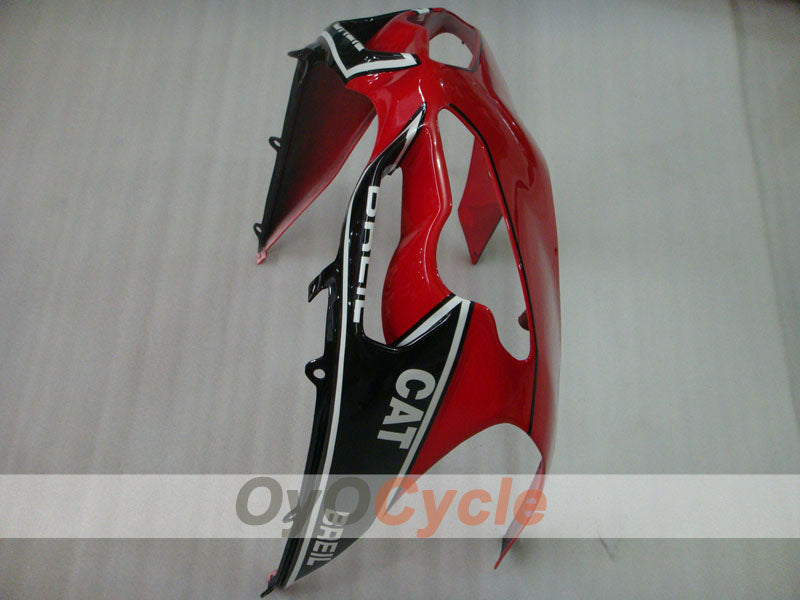 Kit de carénage à injection pour Ducati 848 08-13 - Rouge, Noir - FILA #OYO87902185