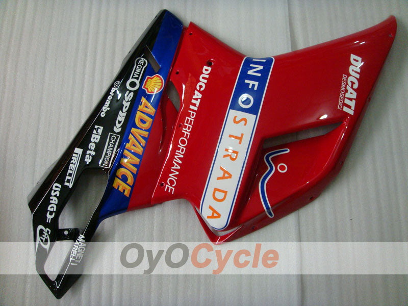 Carénage latéral gauche et droit pour Ducati 08-13 848 #OYO87914198 Image principale du produit