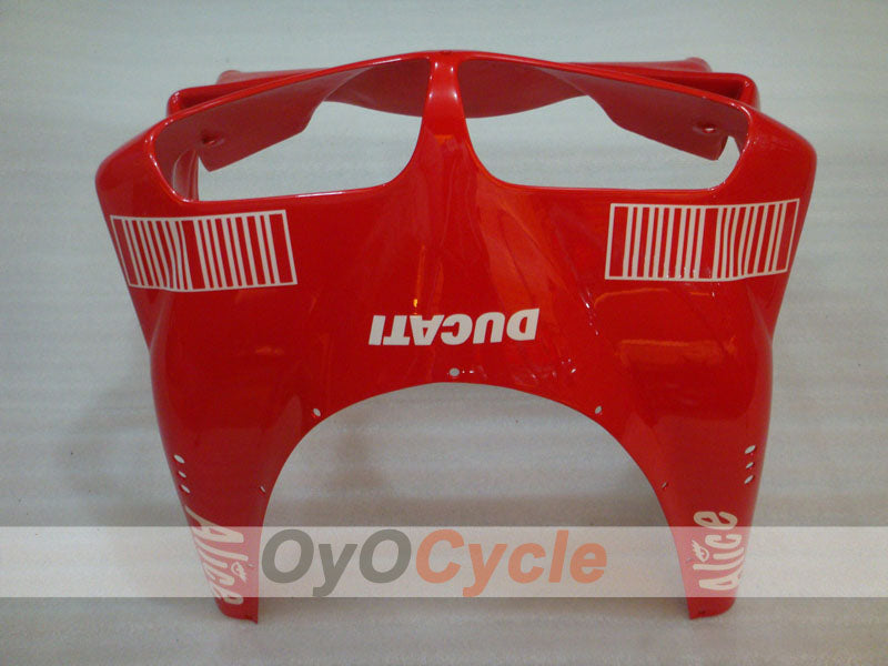 Kit de carénage à injection pour Ducati 996 99-02 - Rouge, noir - Alice #OYO87902190