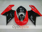 Kit de carénage injecté pour Ducati 848 08-13 - Rouge, noir - Style d'usine #OYO87902200