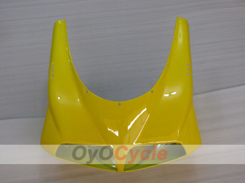Kit de carénage injecté pour Ducati 996 99-02 - Jaune, blanc - Style d'usine #OYO87902202