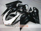 Kit de carénage injecté pour Ducati 848 08-13 - Blanc, noir, mat - Style d'usine #OYO87902209
