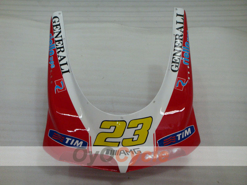 Kit de carénage injecté pour Ducati 996 99-02 - Rouge, noir - Style d'usine #OYO87902210