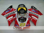 Kit de carénage injecté pour Ducati 996 99-02 - Rouge, noir - Style d'usine #OYO87902210