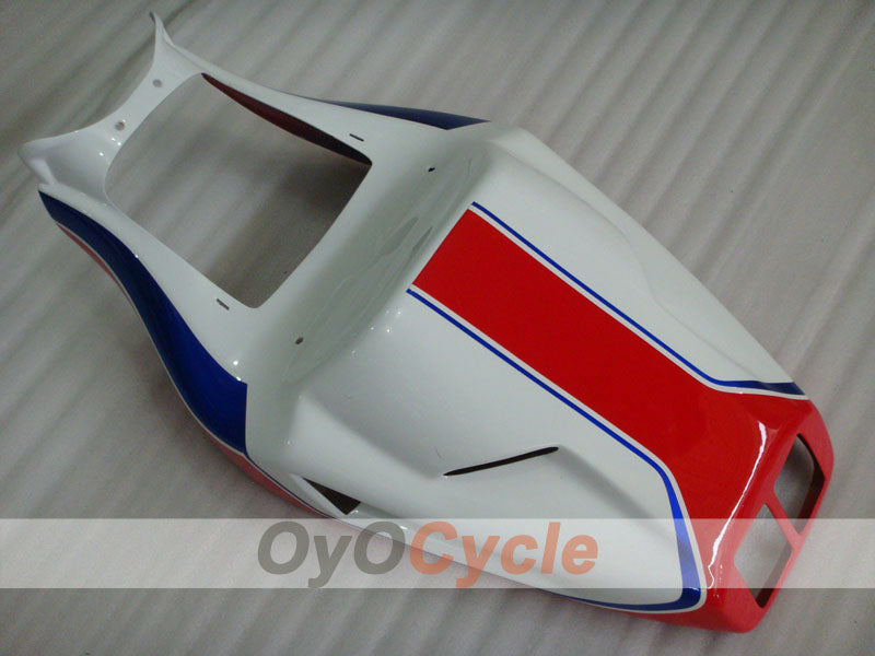Kit de carénage injecté pour Ducati 996 99-02 - Rouge, argenté - Flame #OYO87902218