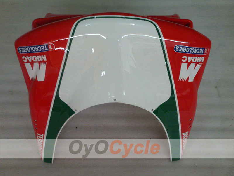 Kit de carénage injecté pour Ducati 996 99-02 - Rouge, blanc - INFO STRADA #OYO87902221