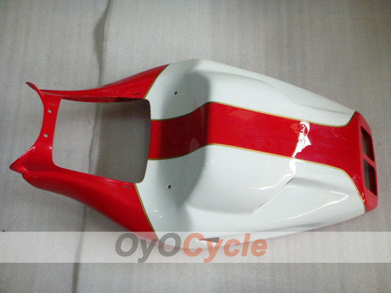 Kit de carénage à injection pour Ducati 996 99-02 - Rouge, Blanc - Performance #OYO87902230
