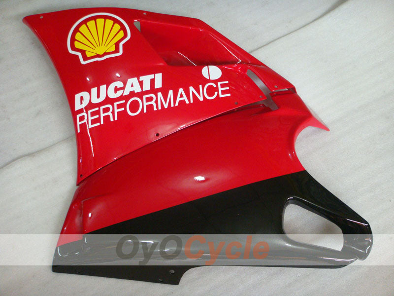 Kit de carénage à injection pour Ducati 996 99-02 - Rouge, Blanc - Performance #OYO87902231